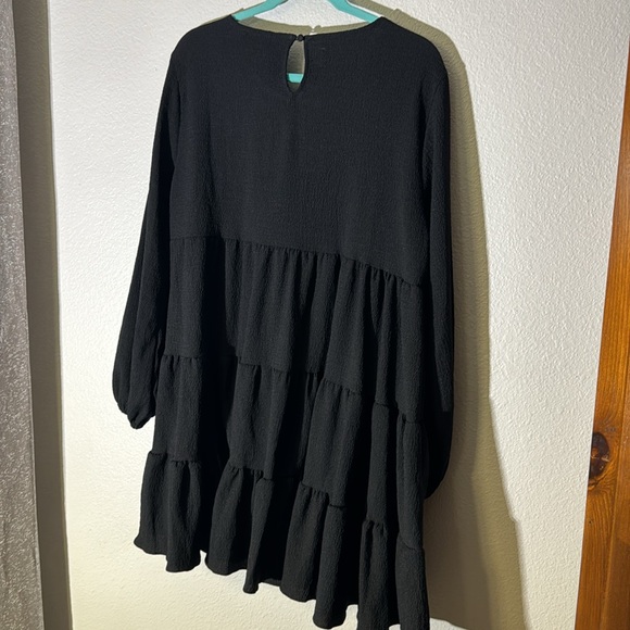 Black Ruffled Dress - Picture 7 of 7